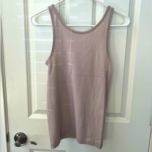 Lululemon Seek Simplicity Ribbed Tank- Light Purple/ Gray